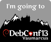 I'm going to DebConf13!