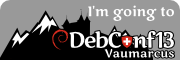 Going to DebConf13!