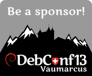 Be a sponsor for DebConf13!
