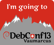 I'm going to DebConf13!